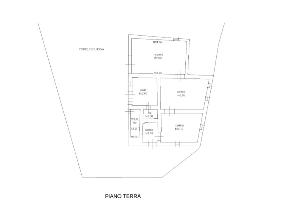 Immagine 10 di Rustico / casale in vendita  in via Madonna della neve a Belvedere Ostrense