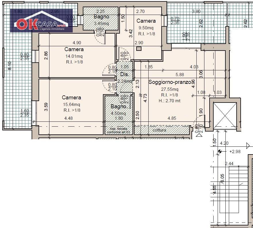 Immagine 6 di Appartamento in vendita  in VIA ABBA a Peschiera Del Garda