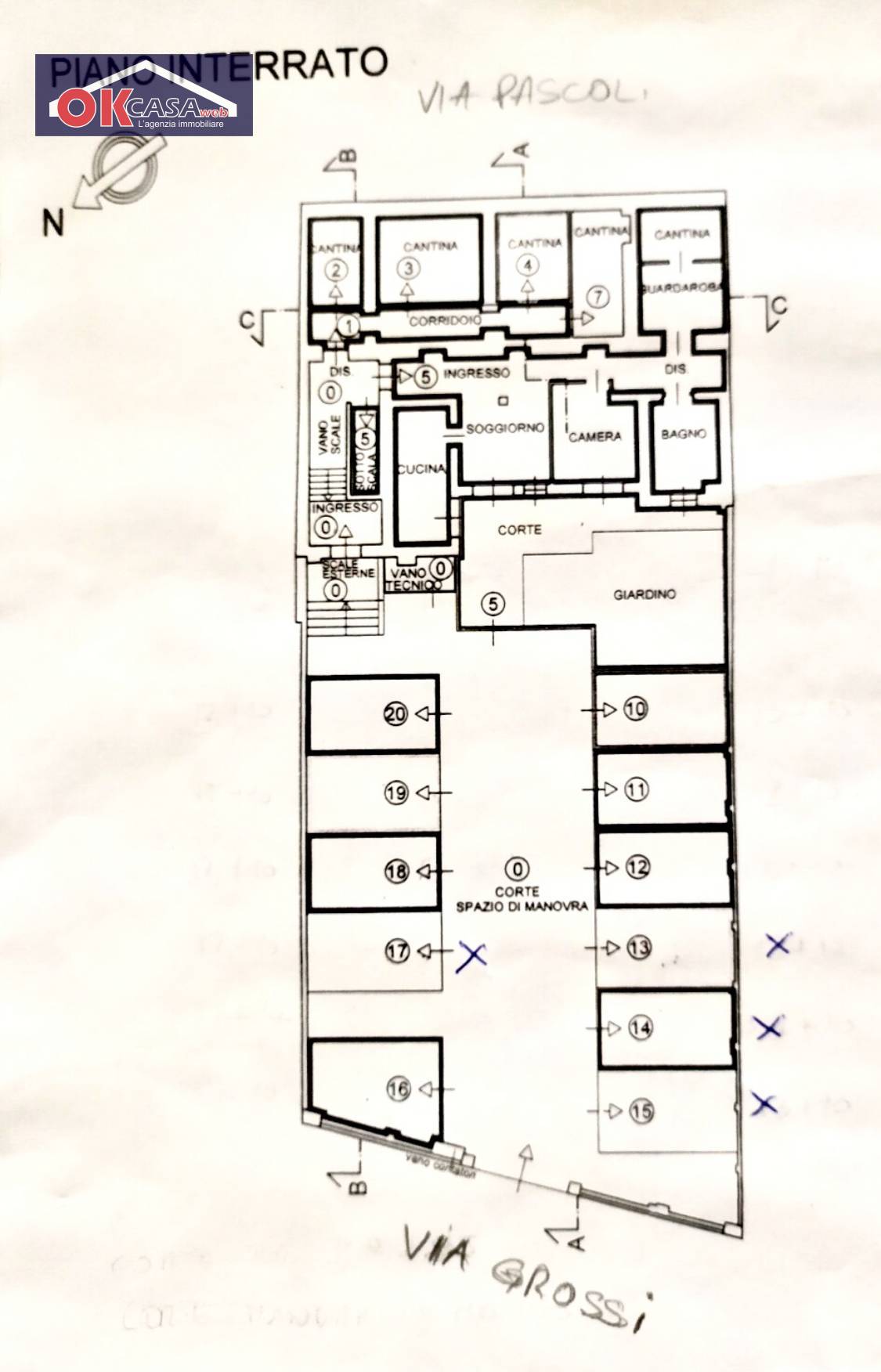Immagine 6 di Box auto in vendita  in Via grossi a Gorizia