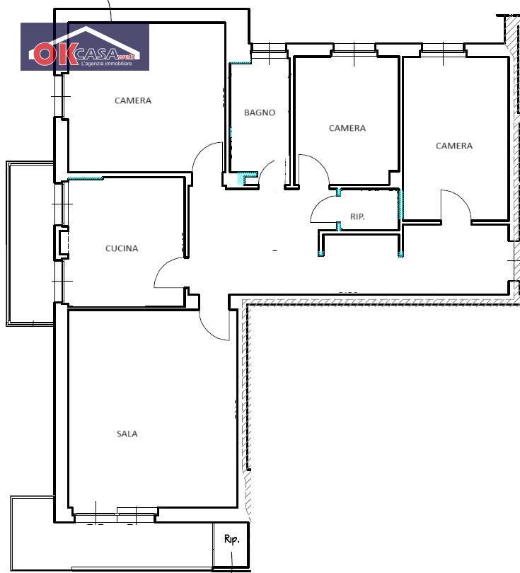 Immagine 35 di Appartamento in vendita  in via Giovanni da Verrazzano 8 a Verona