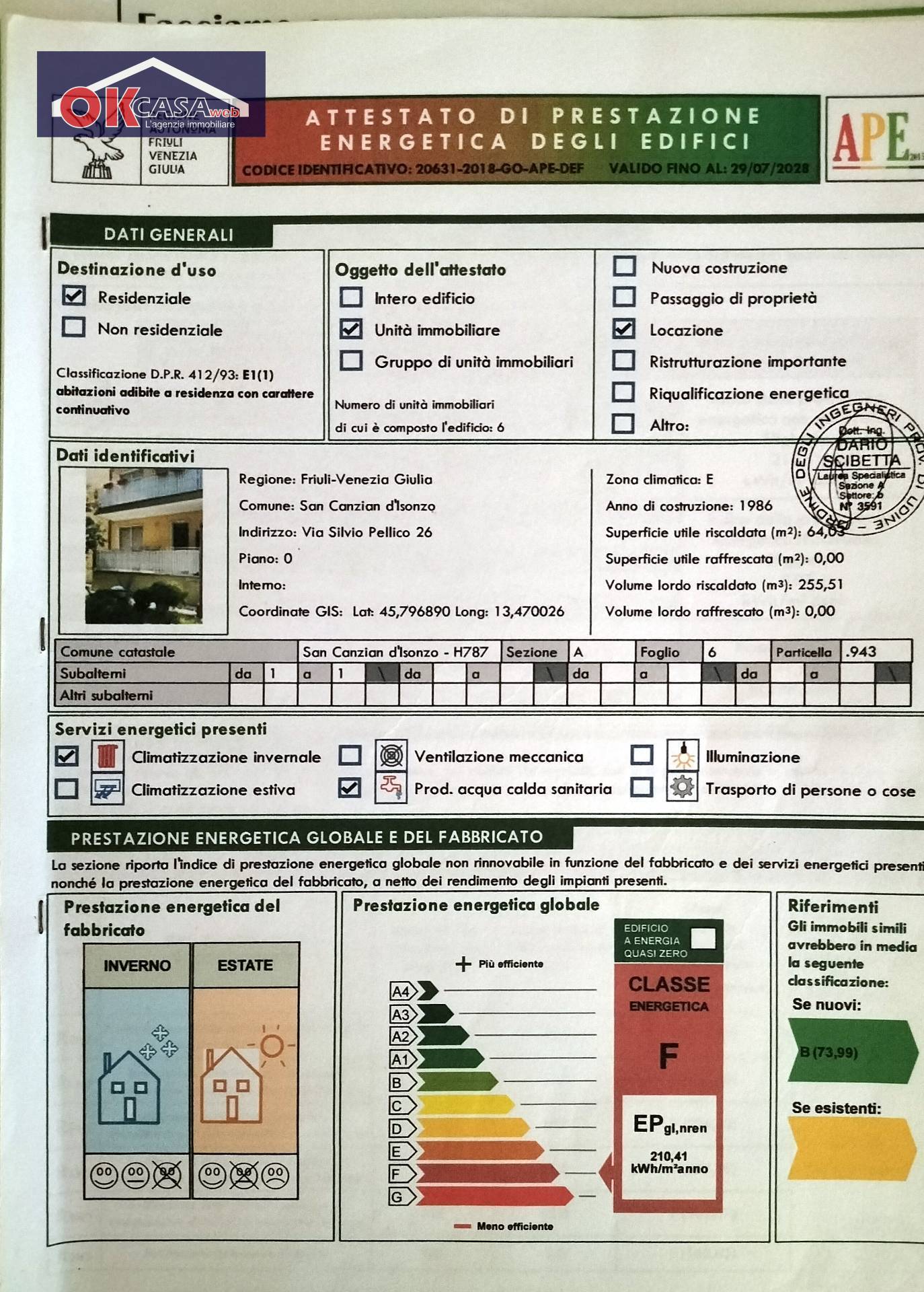 Immagine 20 di Appartamento in vendita  in Via Silvio Pellico a San Canzian D'isonzo