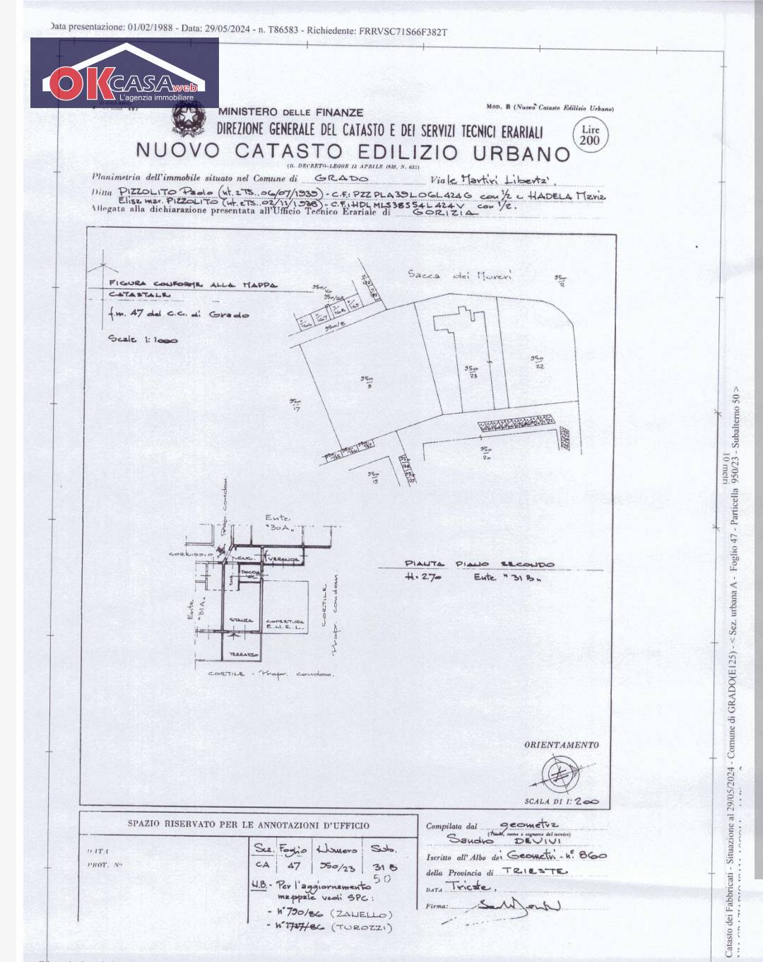 Immagine 15 di Appartamento in vendita  in Via Ascoli a Grado