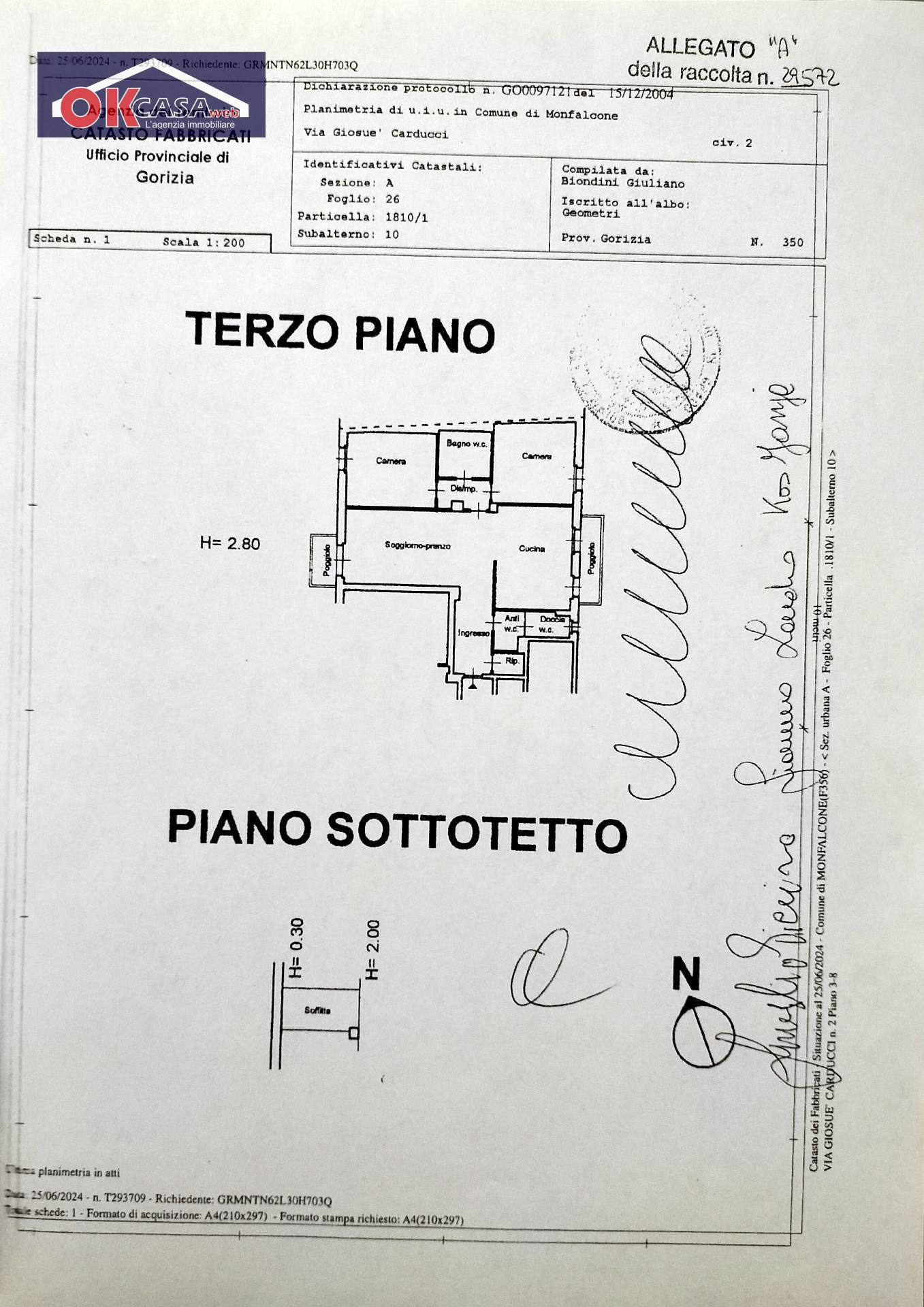 Immagine 16 di Appartamento in affitto  in Via Giosuè Carducci a Monfalcone