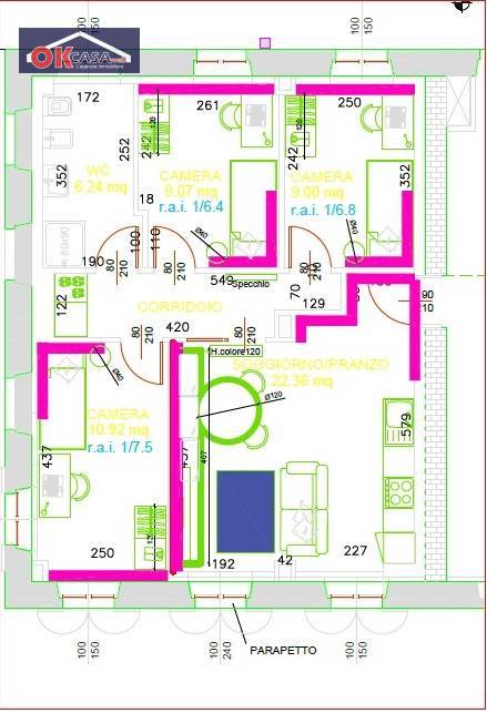 Immagine 13 di Camera in affitto  in alto san nazzaro 7 a Verona