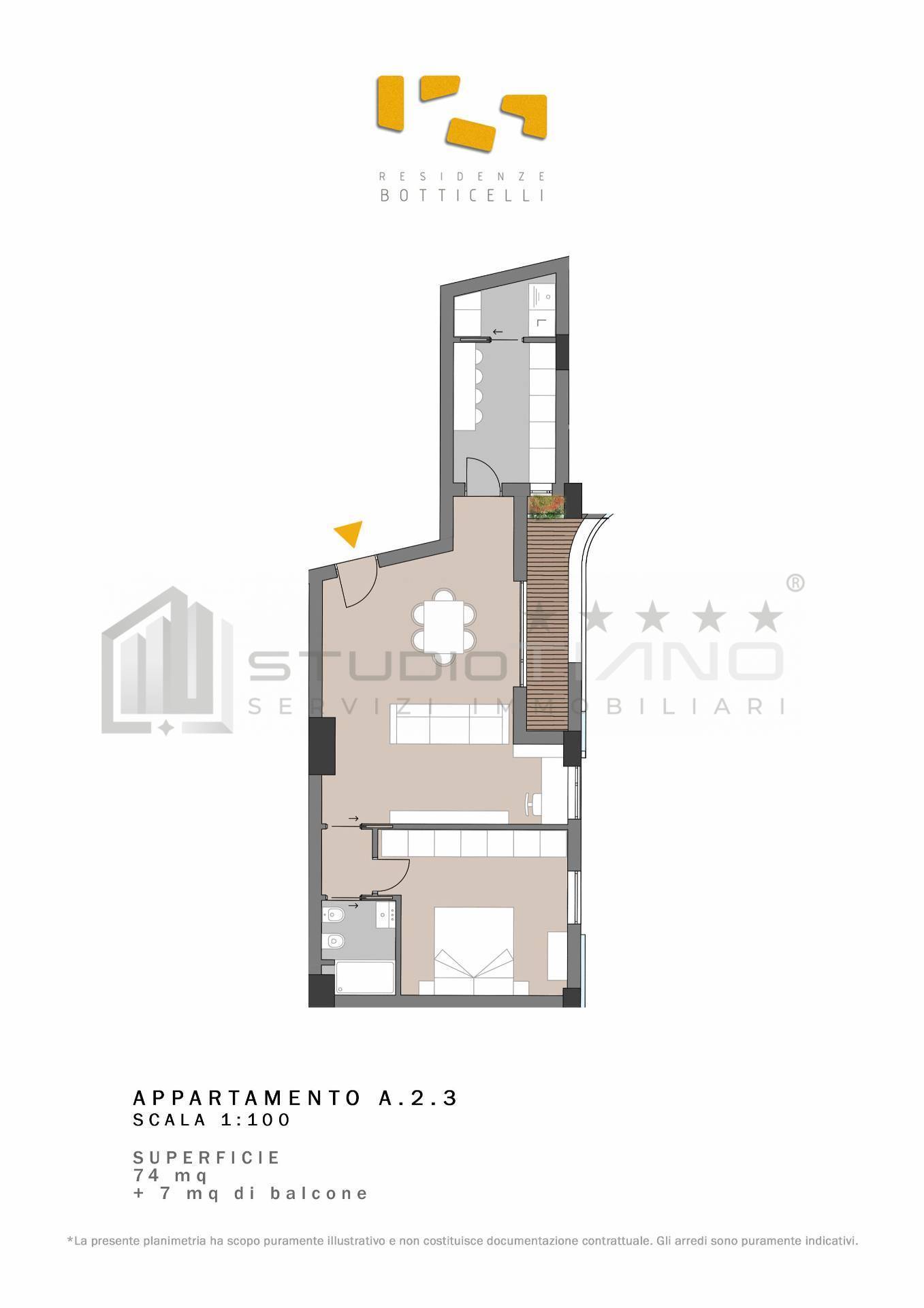 Immagine 3 di Appartamento in vendita  in Via Venezia 33 a Rende