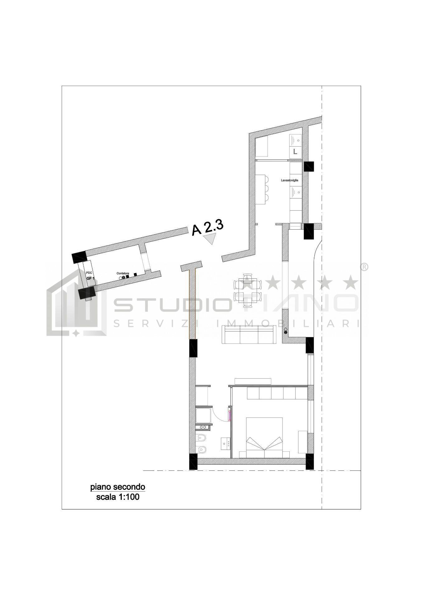 Immagine 4 di Appartamento in vendita  in Via Venezia 33 a Rende