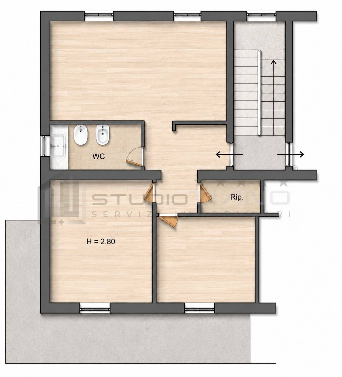 Immagine 40 di Appartamento in vendita  in VIA GASPERONI 6 a Altilia