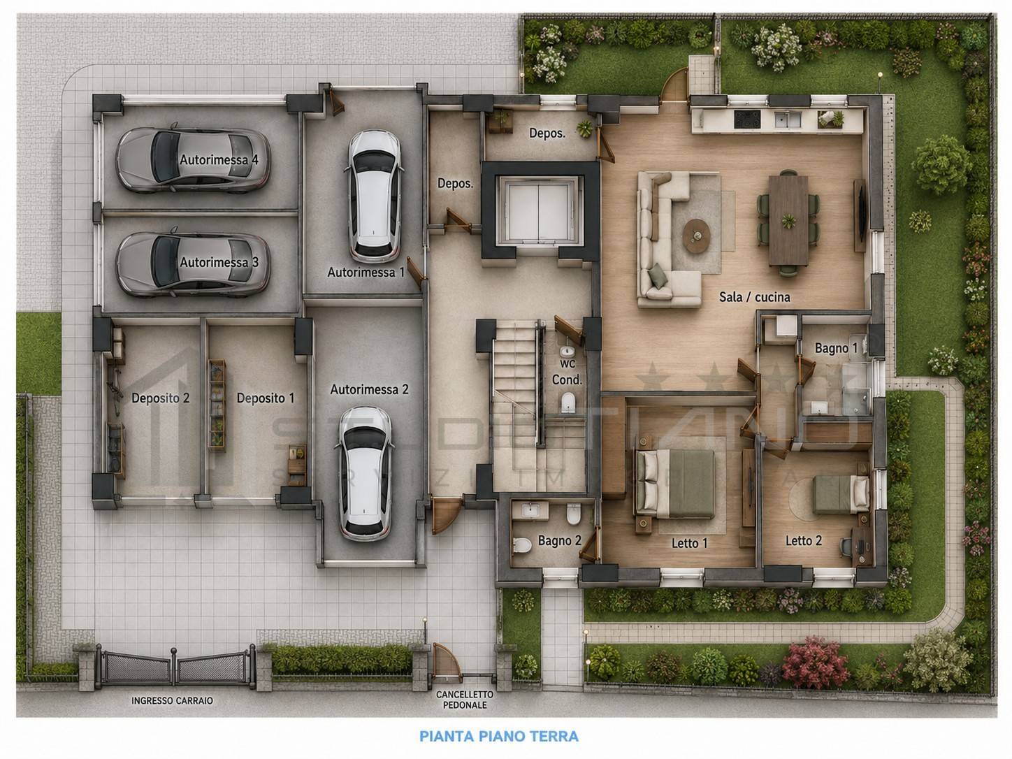 Immagine 7 di Appartamento in vendita  in VIA TESORI SNC a Altilia