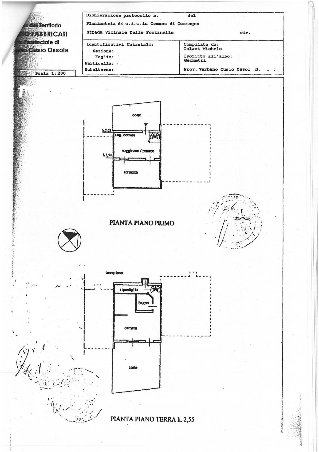 Immagine 45 di Villetta a schiera in vendita  in via Frontanelle a Germagno