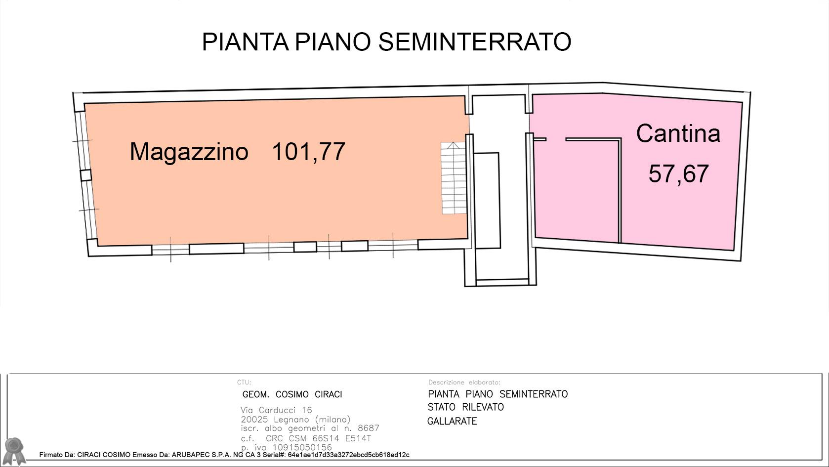 Immagine 37 di Appartamento in vendita  in via Sauro a Gallarate