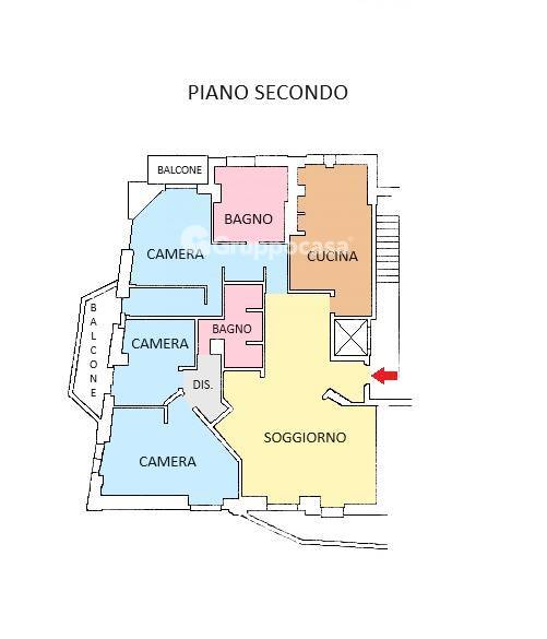 Immagine 38 di Appartamento in affitto  in Galleria dei Portici 10 a Magenta