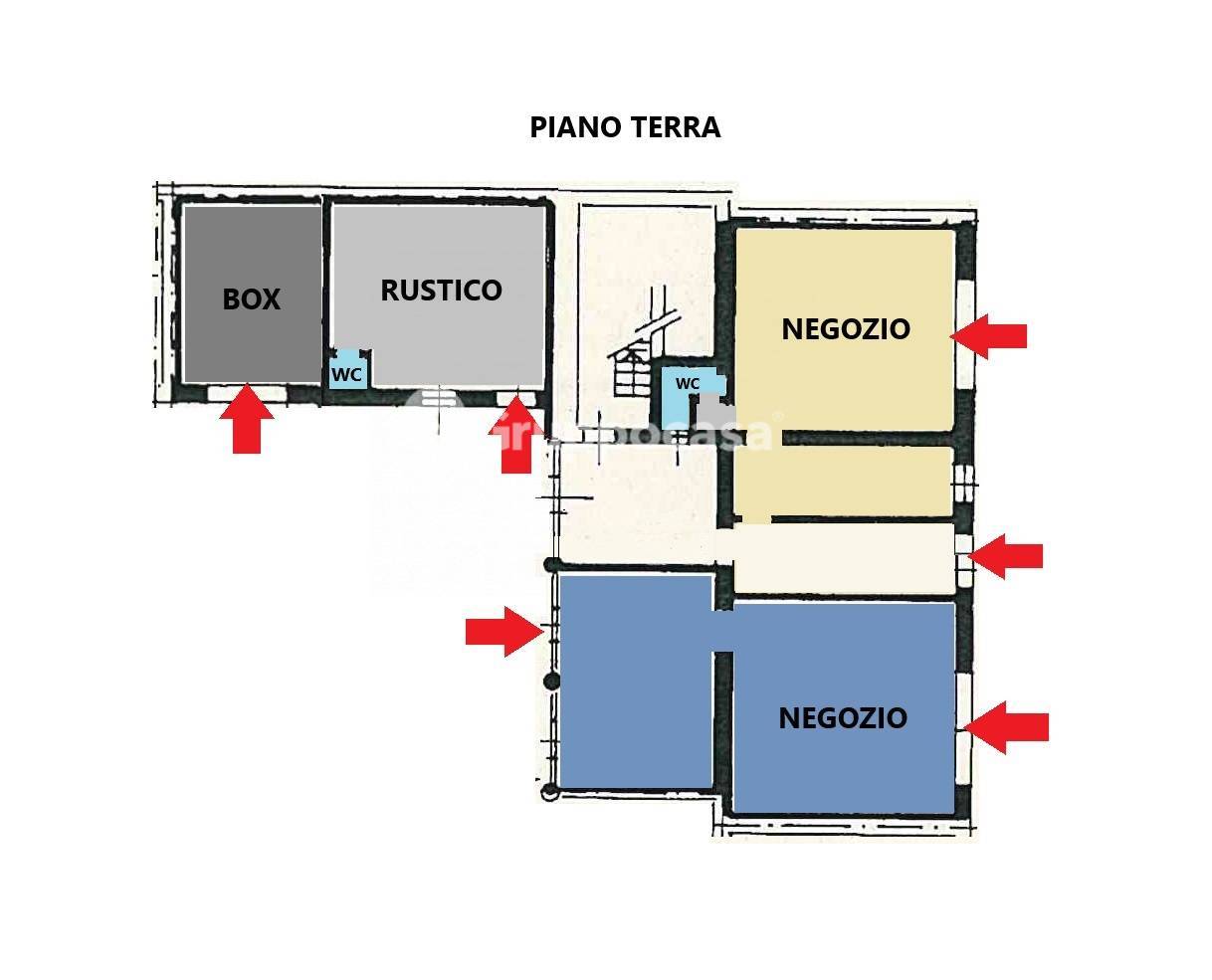 Immagine 36 di Palazzo in vendita  in via IV Giugno 35 a Magenta