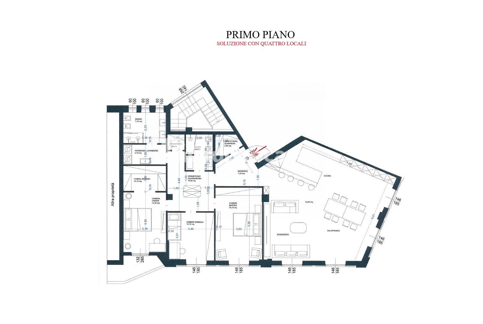 Immagine 30 di Appartamento in vendita  in Galleria dei Portici 3 a Magenta