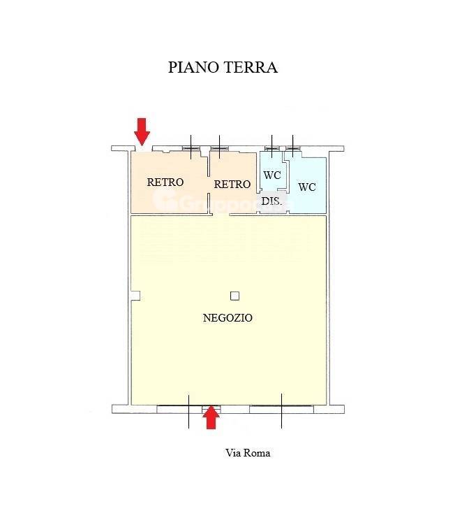 Immagine 19 di Locale commerciale in affitto  in Via Roma 58 a Magenta