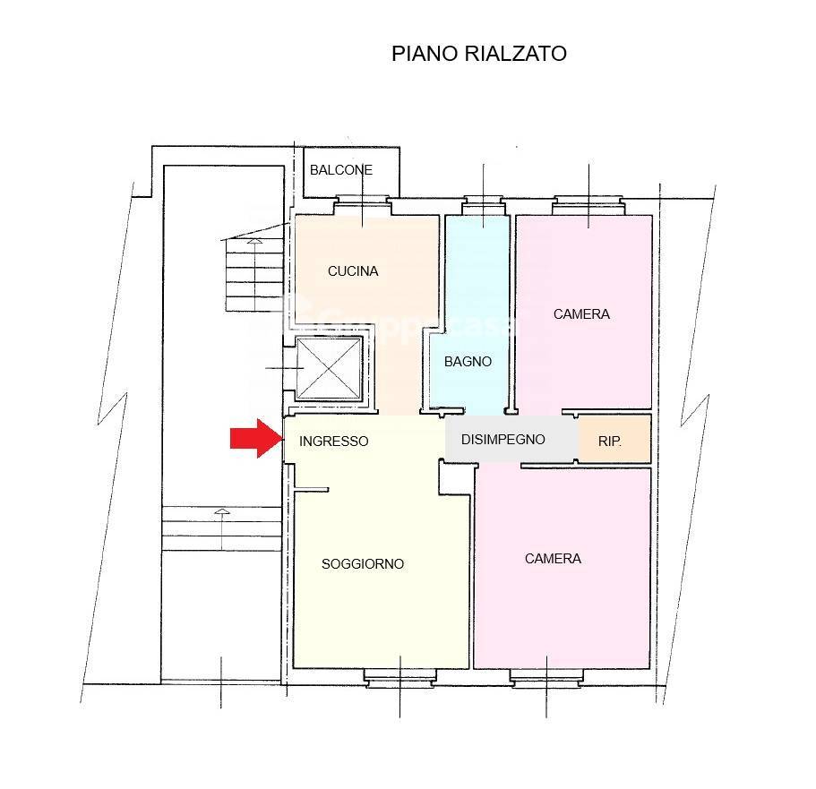 Immagine 18 di Appartamento in vendita  in Via Don Pompeo Beretta 32 a Magenta