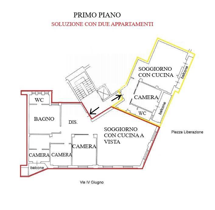 Immagine 42 di Ufficio in vendita  in Galleria dei Portici 3 a Magenta