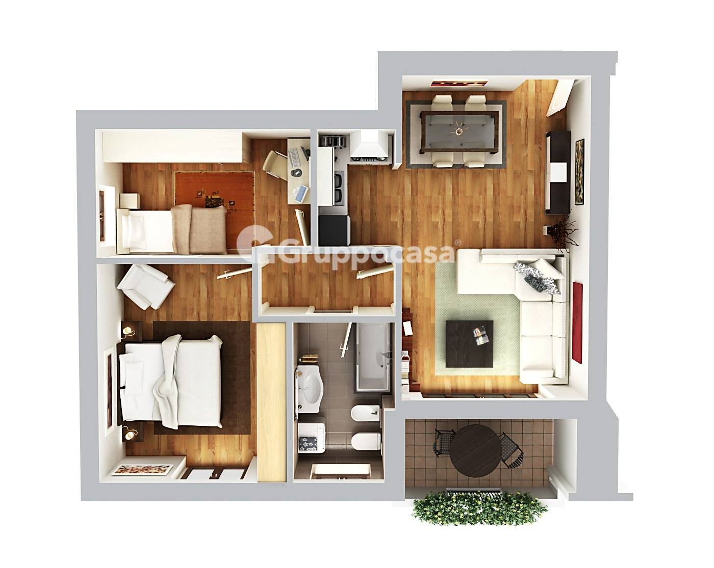 Immagine 33 di Appartamento in vendita  in Via A. Gramsci 90/92 a Magenta