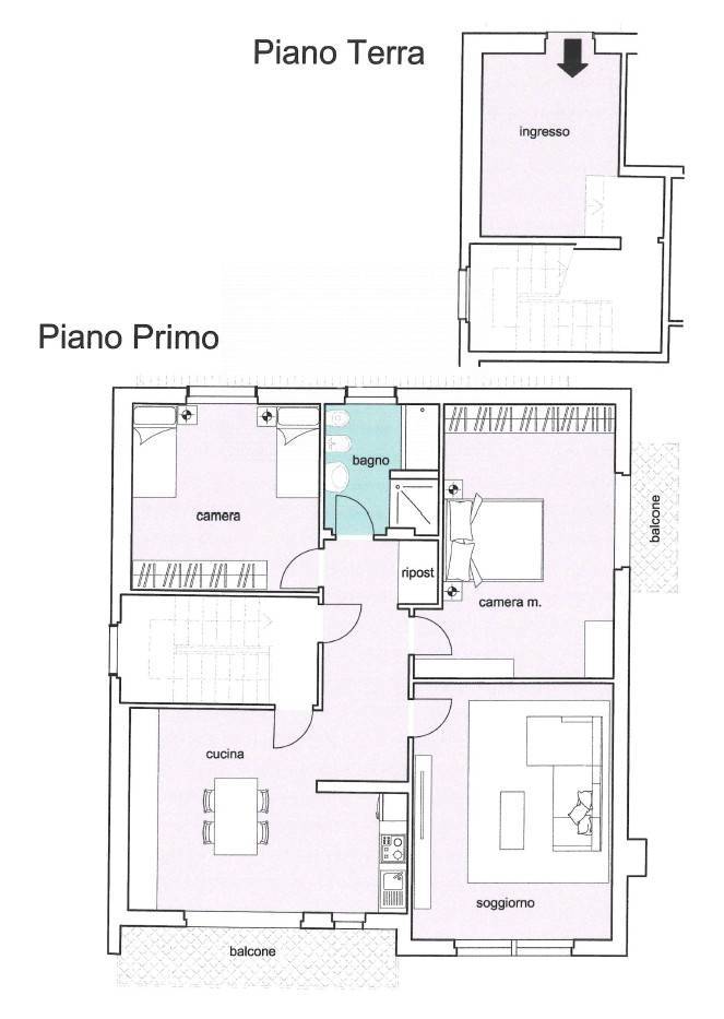 Immagine 24 di Appartamento in vendita  in Via Cusago 59 a Bareggio