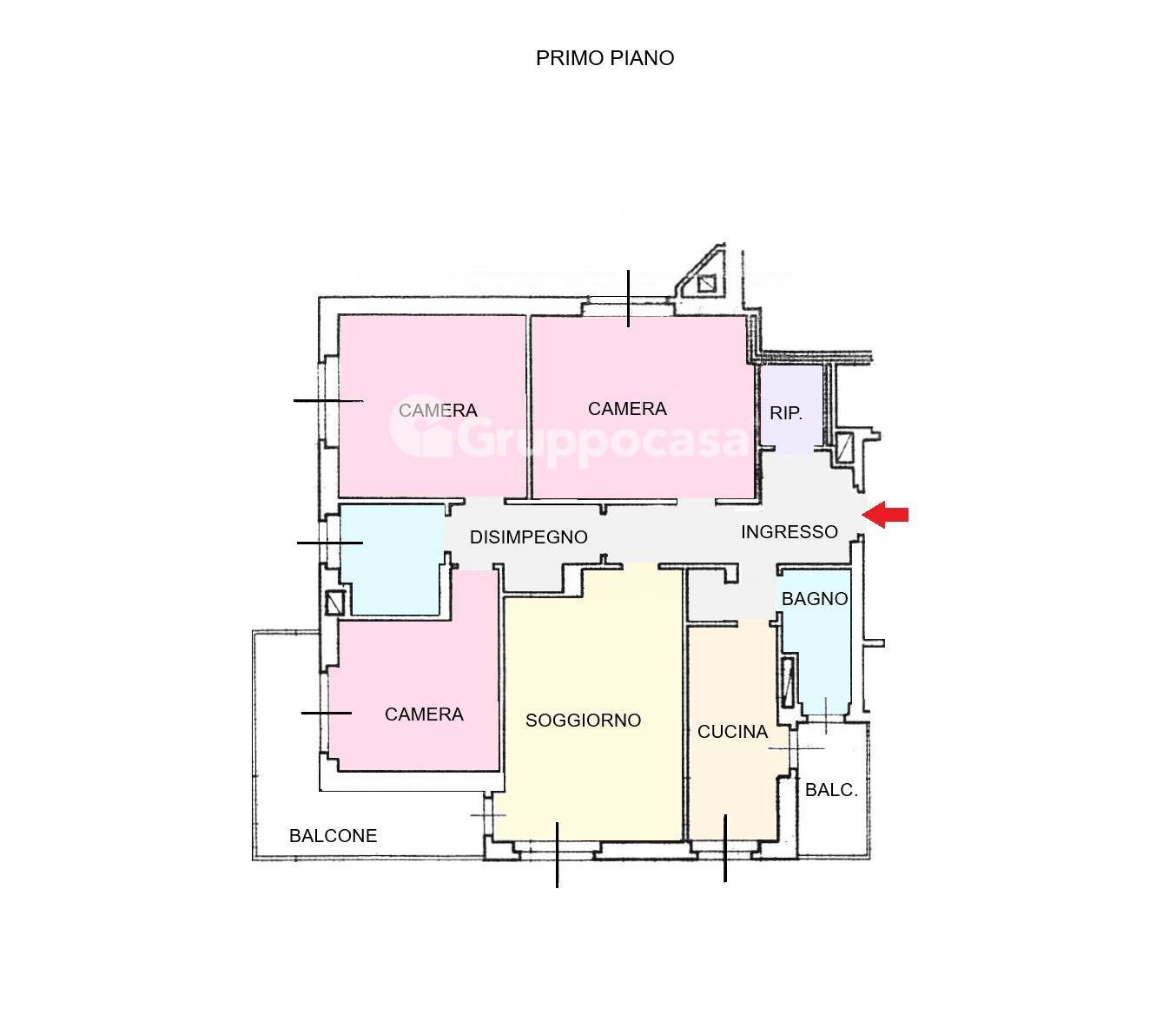 Immagine 33 di Appartamento in vendita  in Via Conte Caccia Dominioni 33 a Magenta