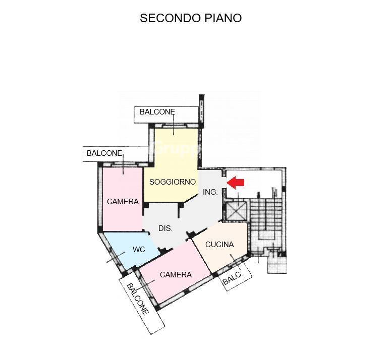 Immagine 22 di Appartamento in vendita  in Via Mentana 4 a Magenta