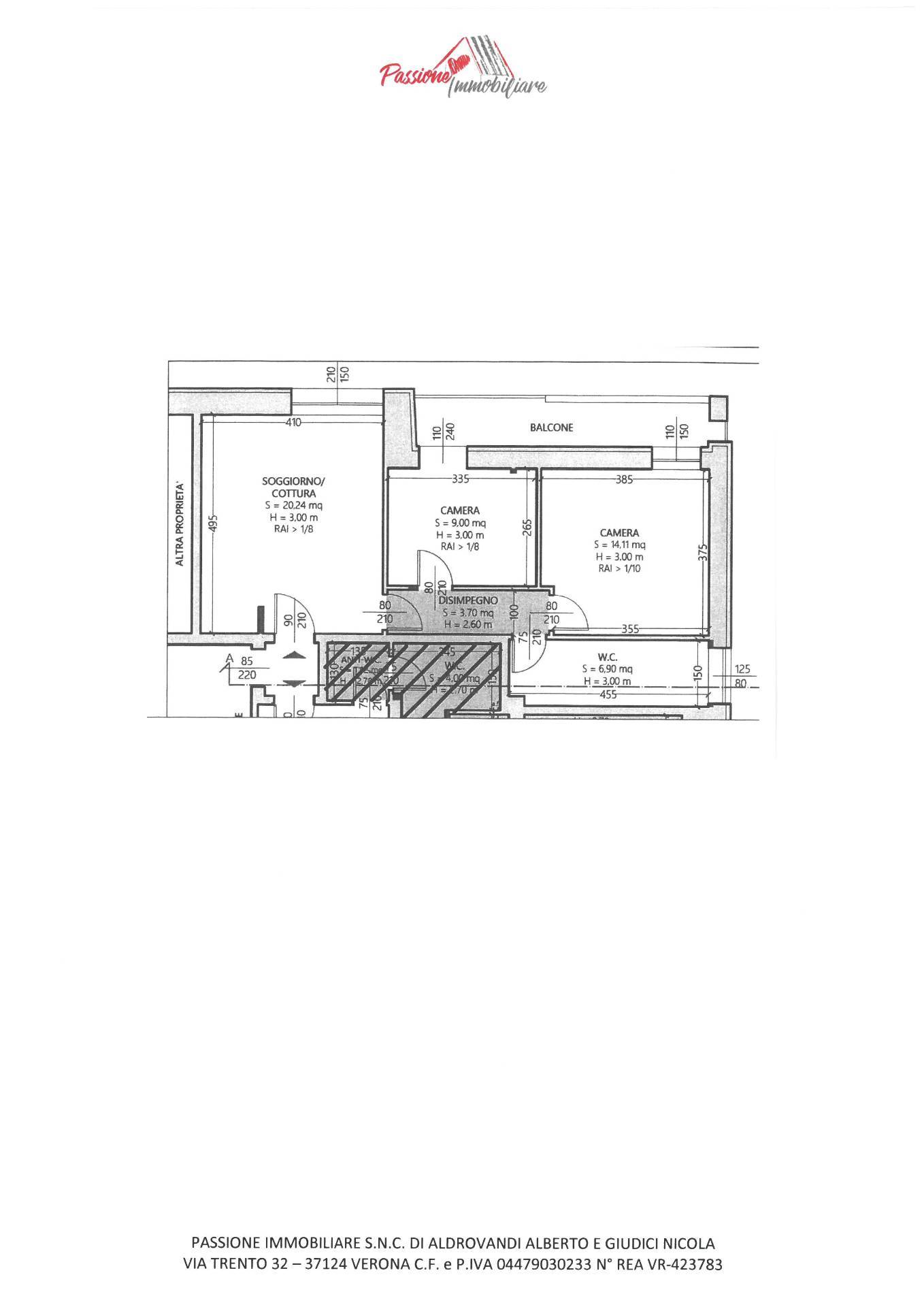 Immagine 25 di Appartamento in vendita  in Via Luigi Mercantini 11 a Verona