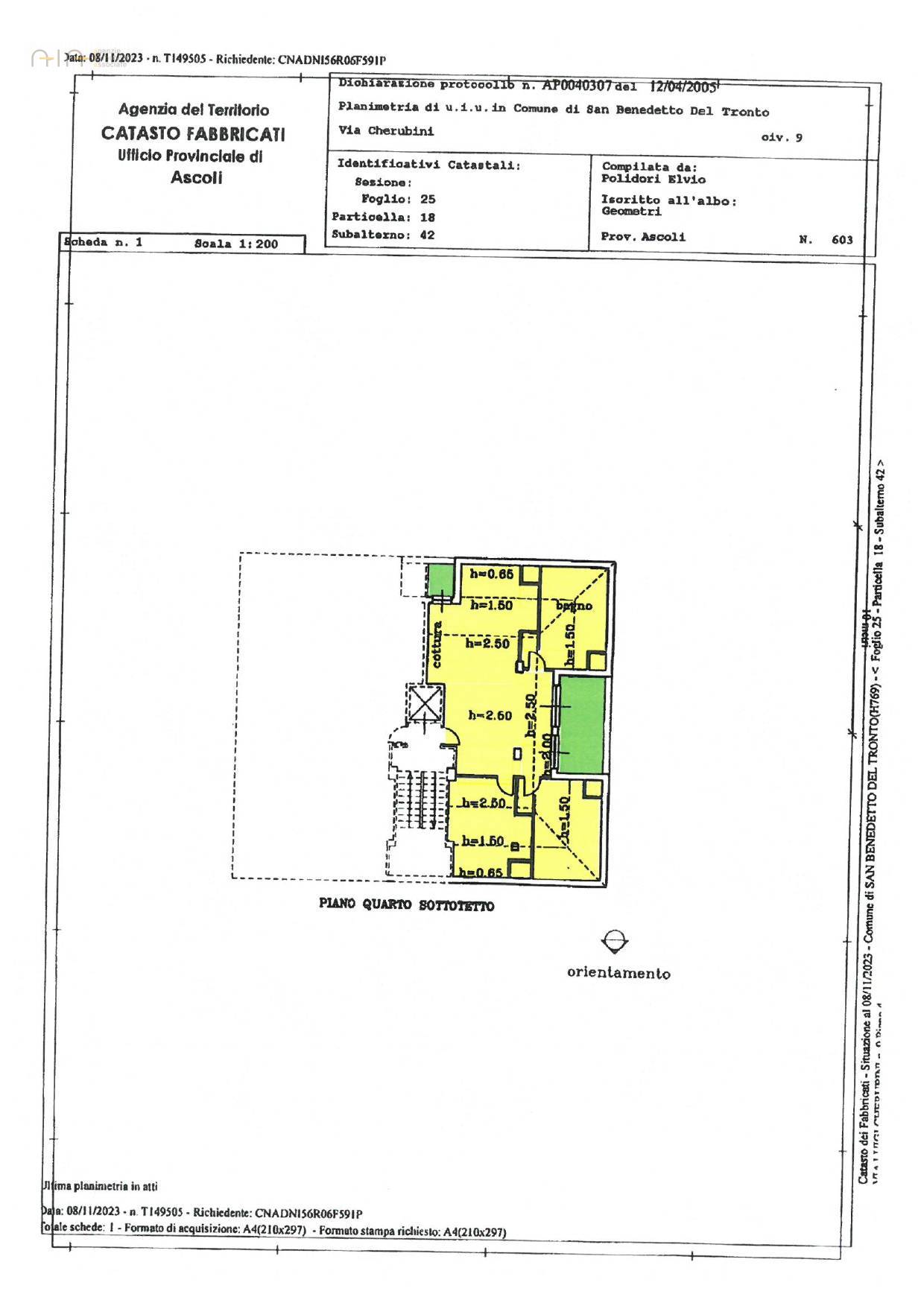Immagine 16 di Appartamento in vendita  in via Cherubini 9 a San Benedetto Del Tronto