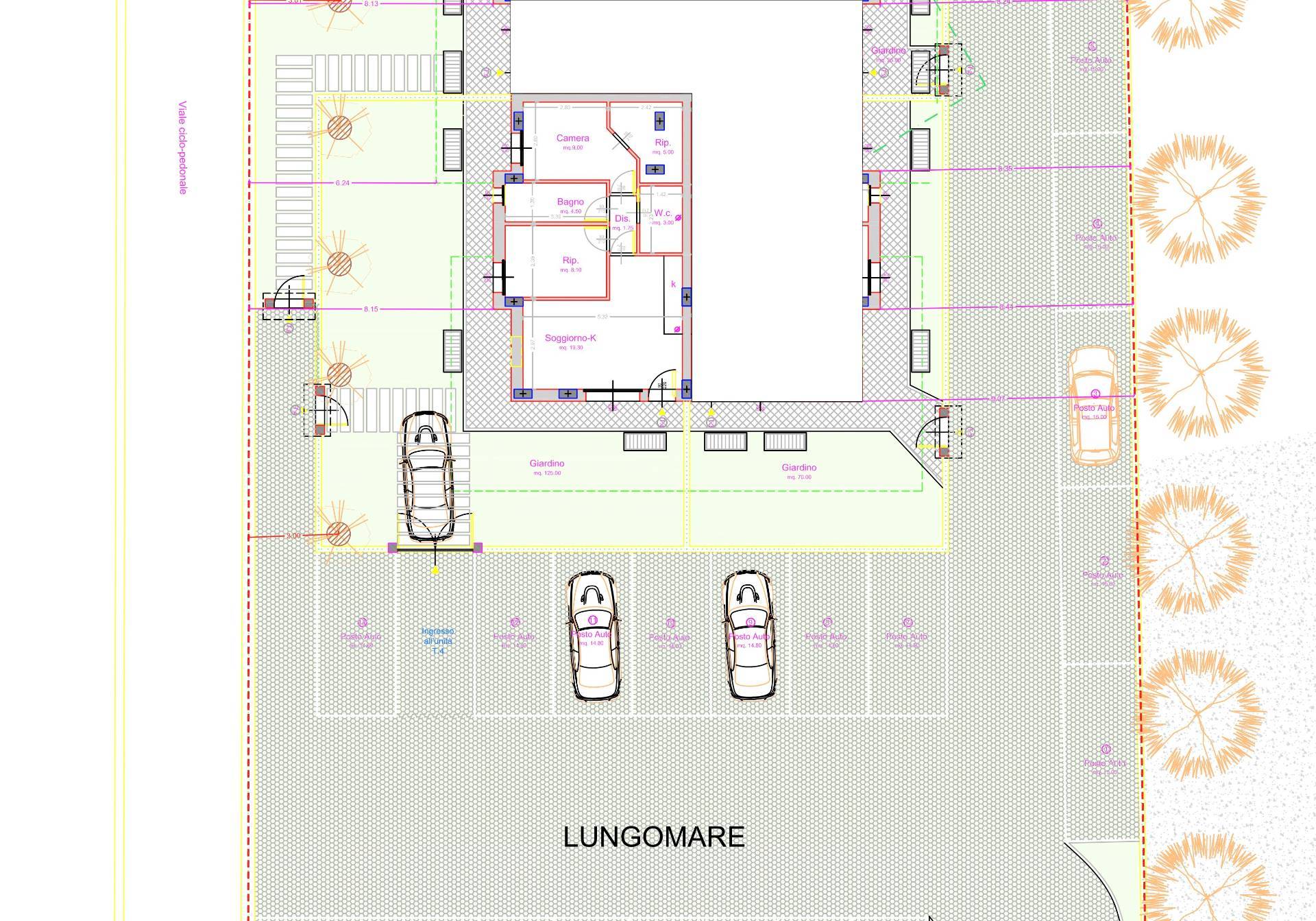 Immagine 6 di Appartamento in vendita  in Lungomare De Gasperi snc a Grottammare