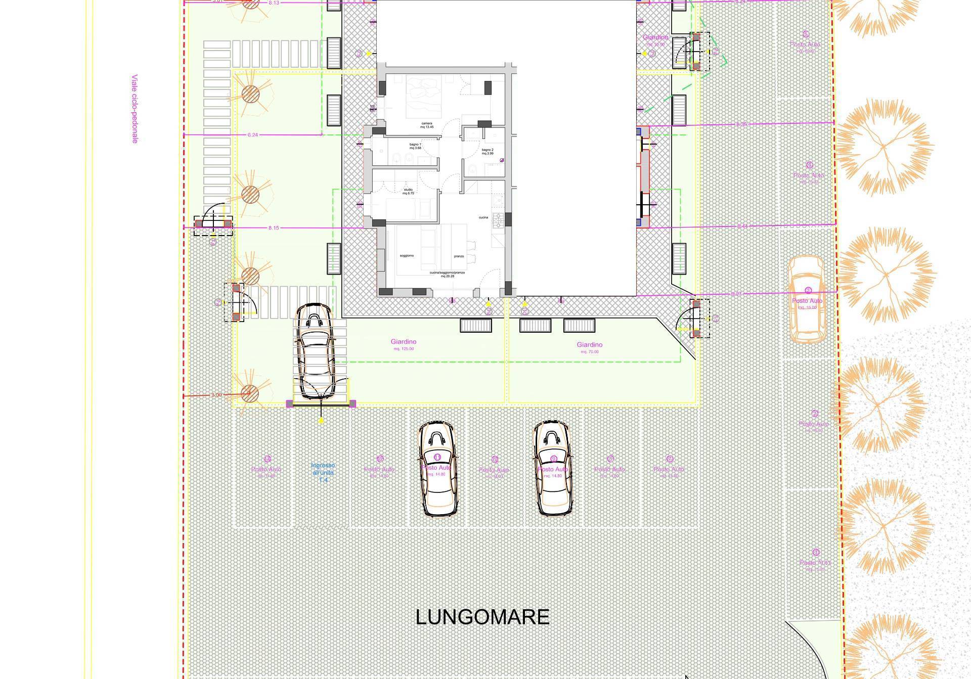 Immagine 6 di Appartamento in vendita  in Lungomare De Gasperi snc a Grottammare
