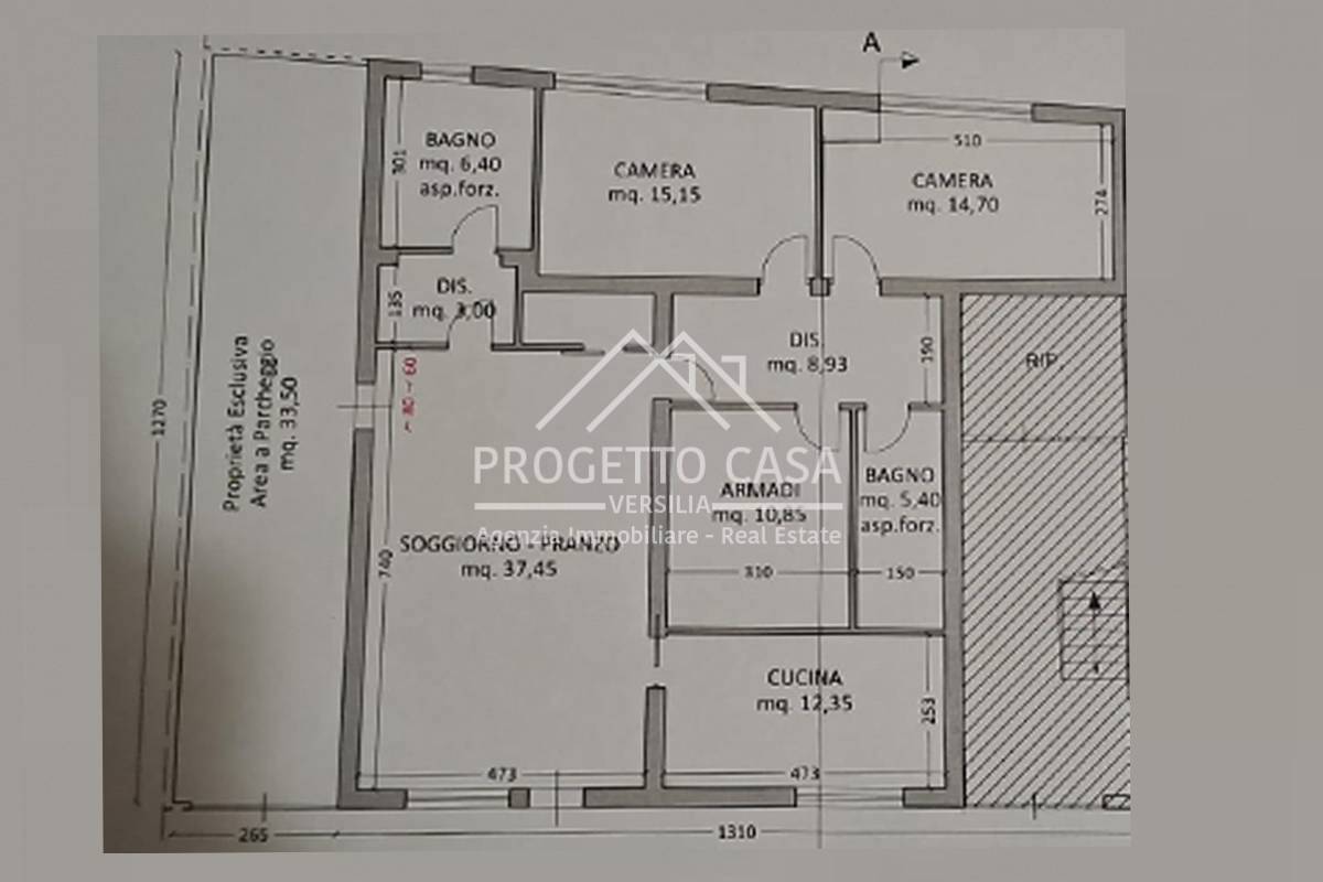 Immagine 41 di Appartamento in vendita  in VIA BOTTEGO a Viareggio