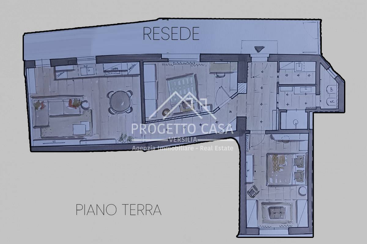 Immagine 27 di Appartamento in vendita  in VIA DE GASPERI a Pietrasanta