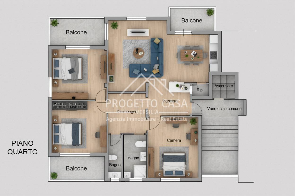 Immagine 39 di Appartamento in vendita  in VIA DEI MARMI a Viareggio