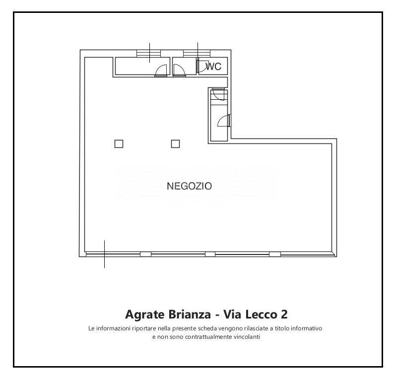 Immagine 8 di Negozio in vendita  in via Lecco 4 a Agrate Brianza
