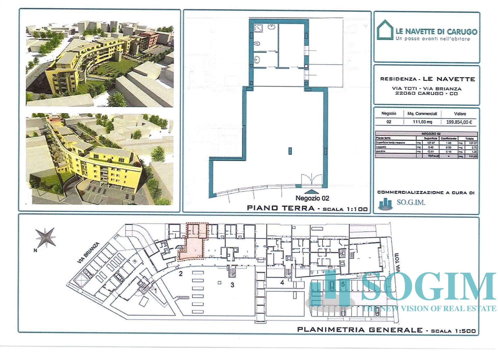 Immagine 19 di Locale commerciale in vendita  in via Toti a Carugo