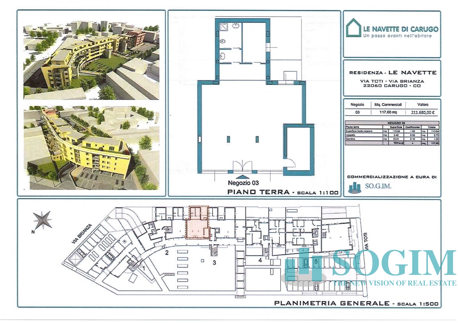 Immagine 18 di Locale commerciale in vendita  in via Toti a Carugo
