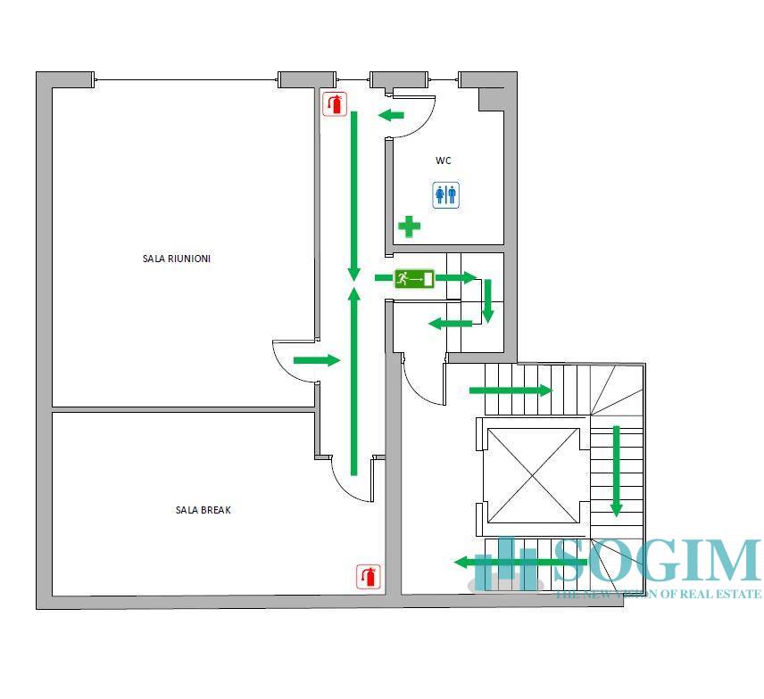 Immagine 41 di Ufficio in vendita  in via aristotele 9 a Brugherio