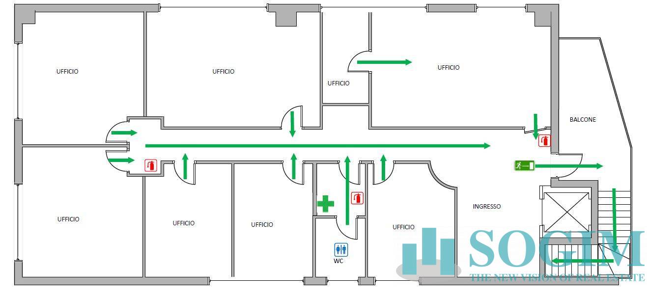 Immagine 42 di Ufficio in vendita  in via aristotele 9 a Brugherio