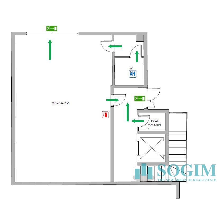 Immagine 43 di Ufficio in vendita  in via aristotele 9 a Brugherio