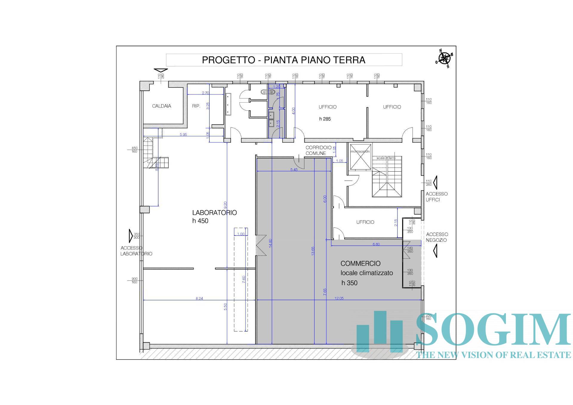 Immagine 28 di Locale commerciale in vendita  in Via Po 7 a Vimercate