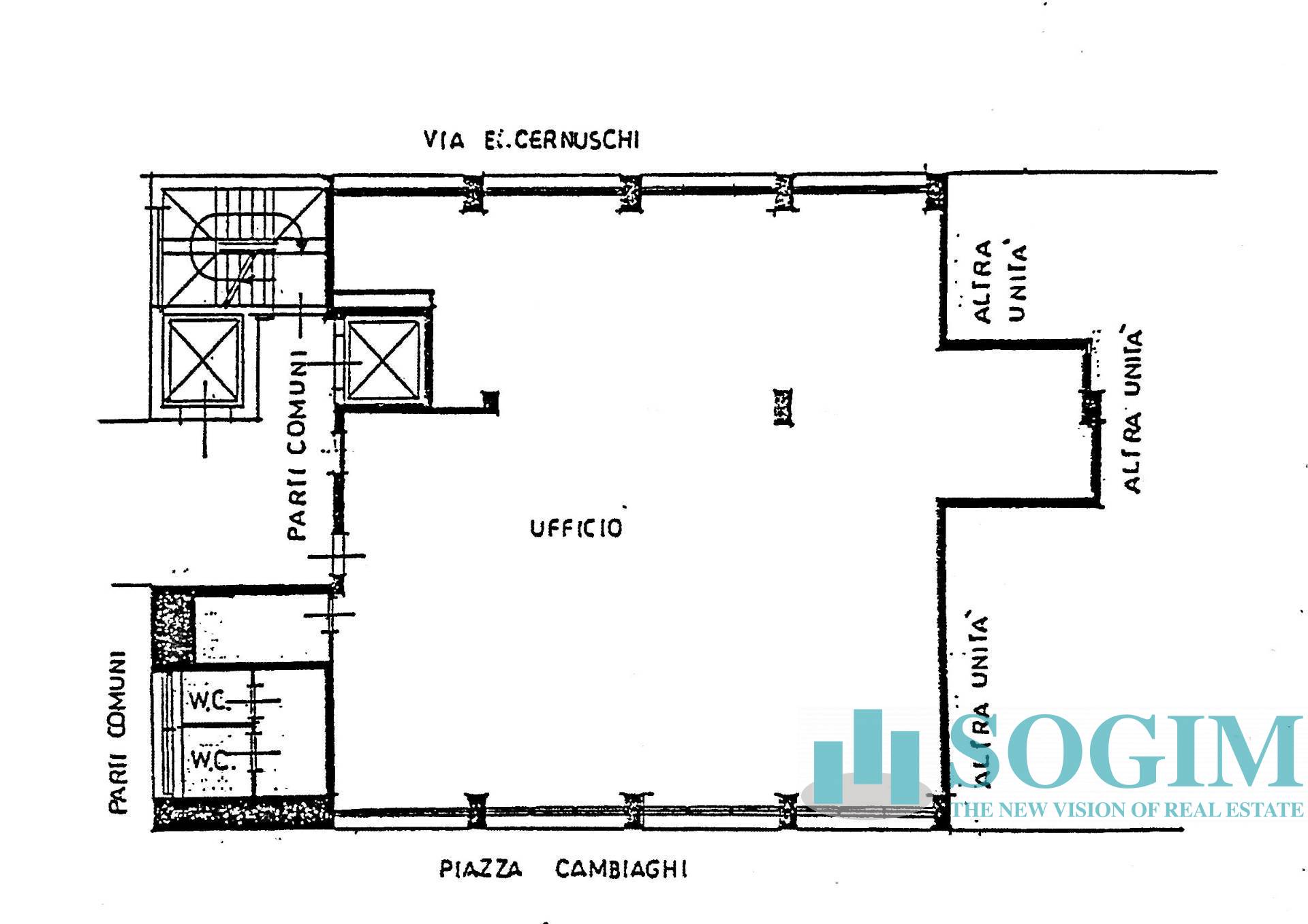 Immagine 66 di Ufficio in vendita  in via Cernuschi 6 a Monza