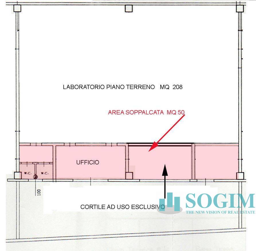 Immagine 5 di Capannone industriale in affitto  in via toscanini 48 a Cologno Monzese