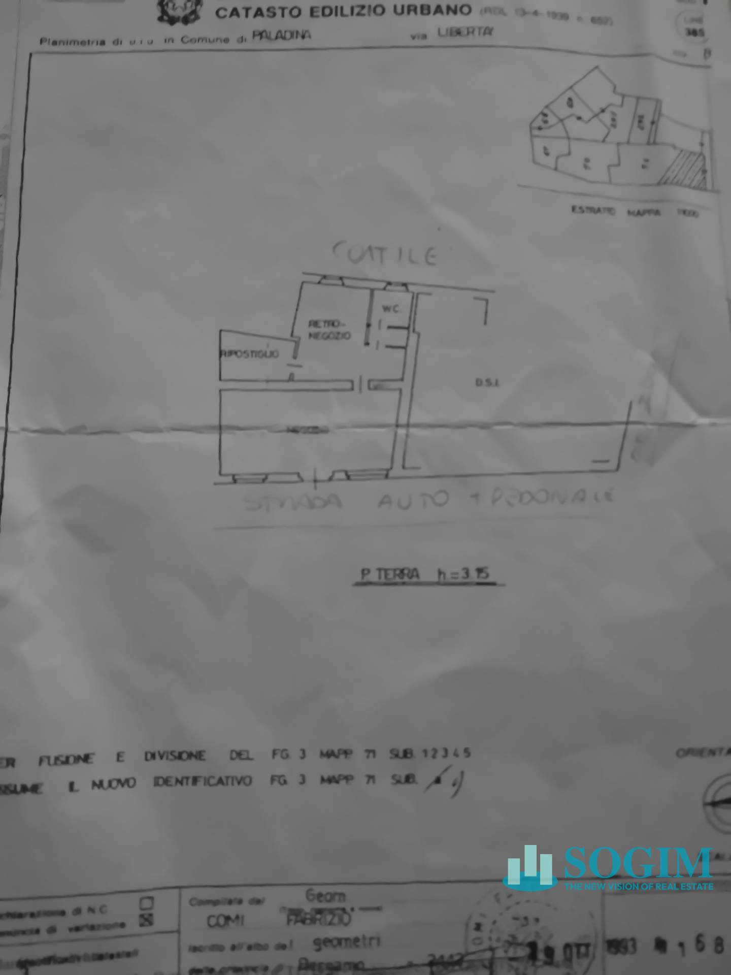 Immagine 4 di Negozio in vendita  in Via Libertà 14 a Paladina