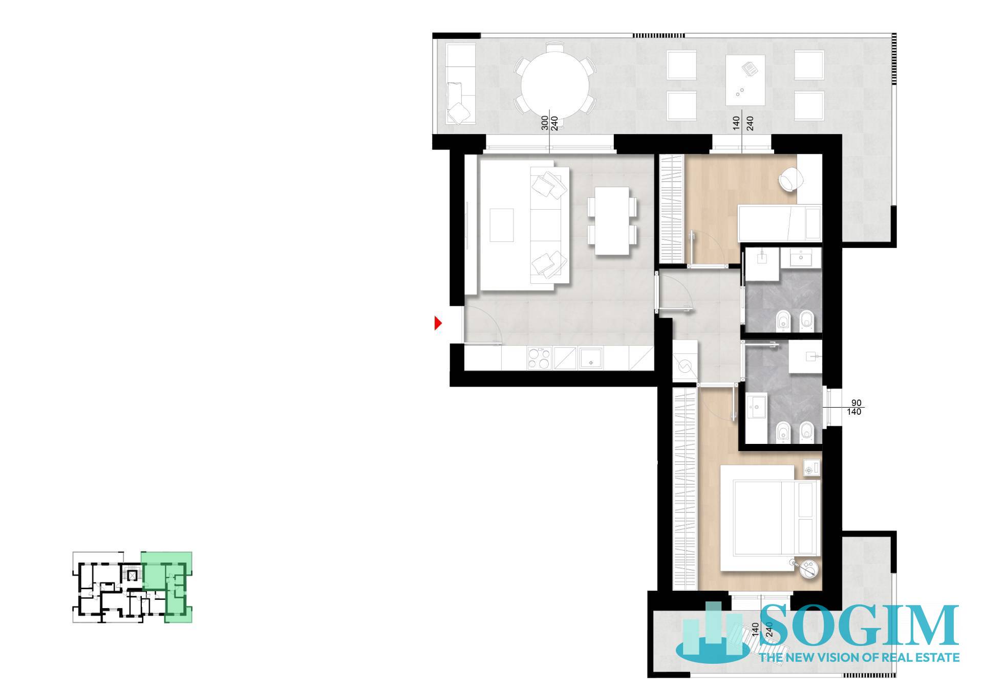 Immagine 16 di Appartamento in vendita  in Via Regina Margherita a Macherio