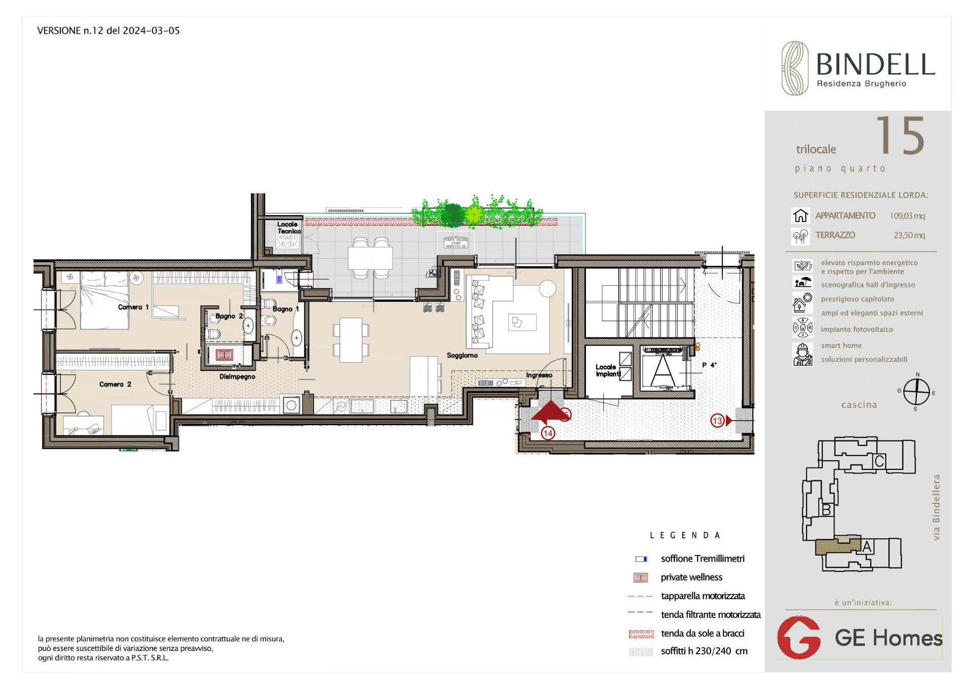 Immagine 18 di Appartamento in vendita  in Via Bindellera snc a Brugherio