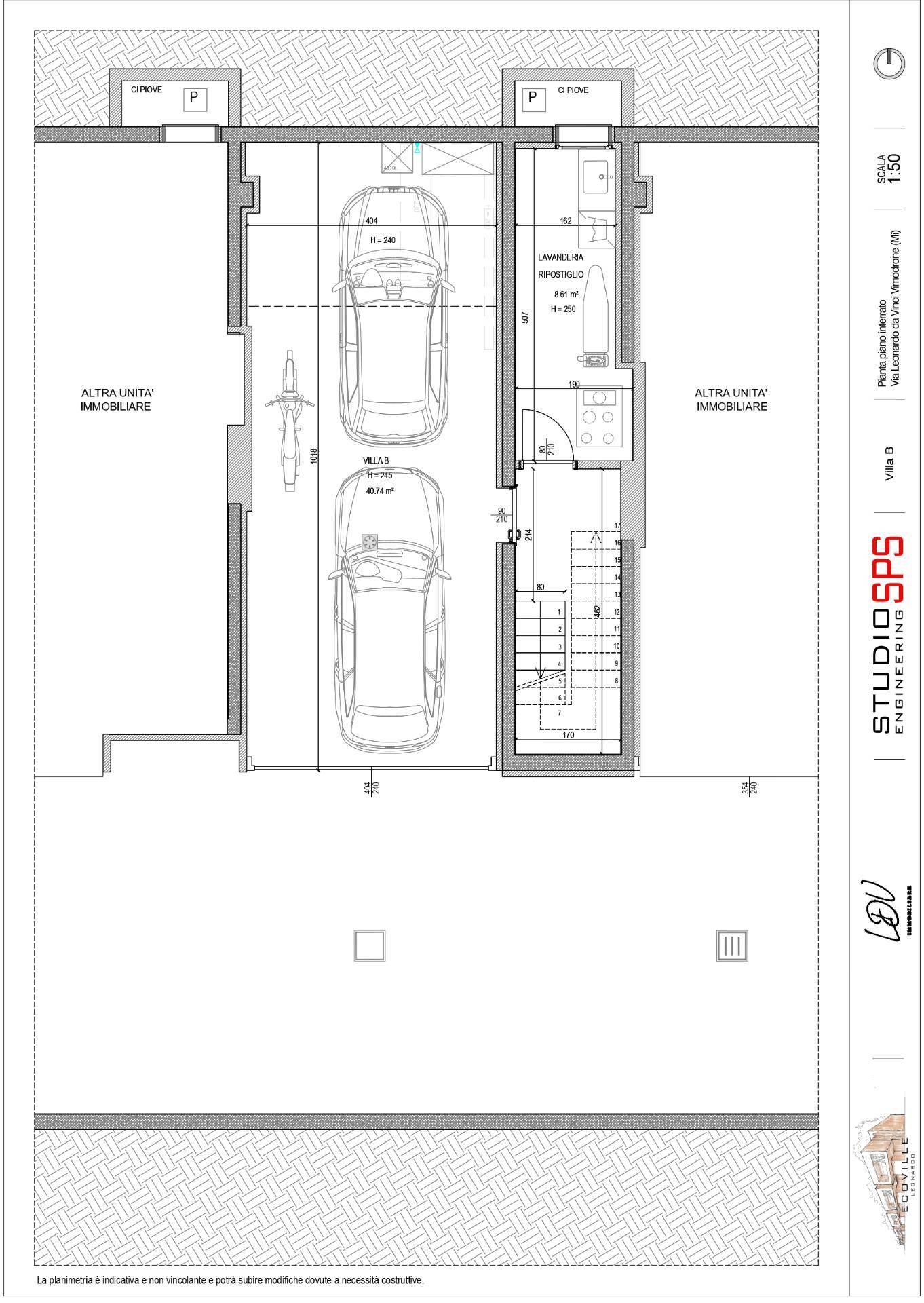 Immagine 15 di Villetta a schiera in vendita  in via leonardo da vinci snc a Vimodrone