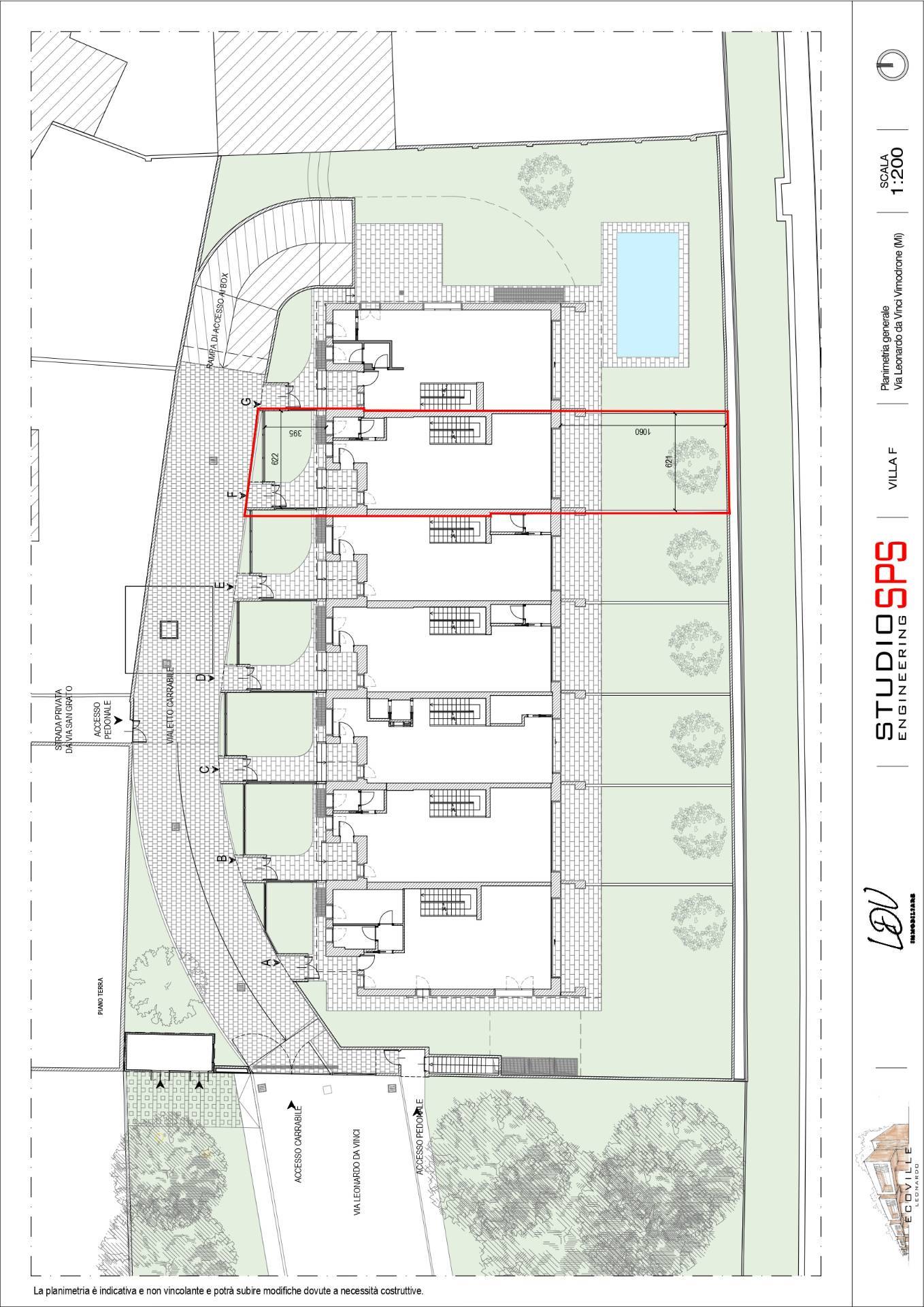 Immagine 14 di Villetta a schiera in vendita  in via leonardo da vinci snc a Vimodrone