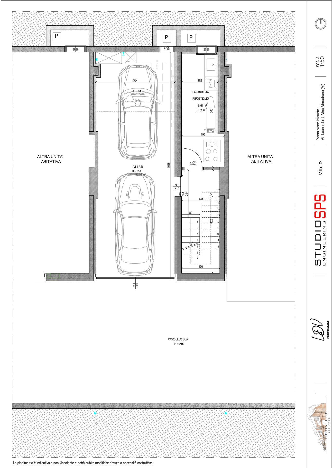 Immagine 17 di Villetta a schiera in vendita  in via leonardo da vinci snc a Vimodrone