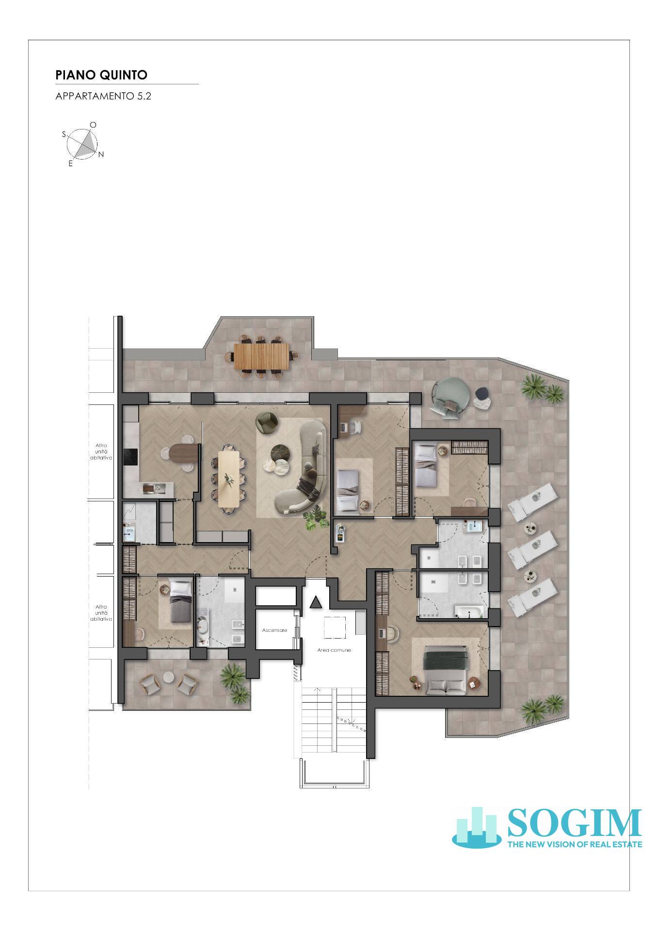 Immagine 17 di Attico in vendita  in via Medici 21 a Monza