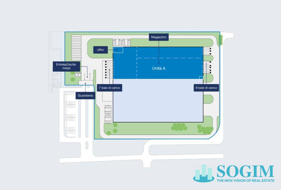 Immagine 15 di Capannone industriale in affitto  a Albairate