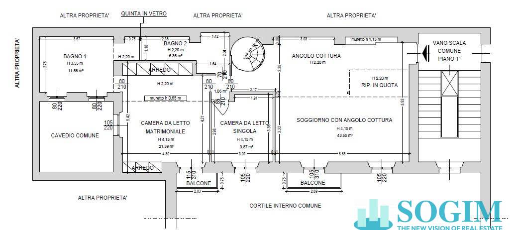 Immagine 29 di Appartamento in vendita  in Via Spontini 3 a Milano