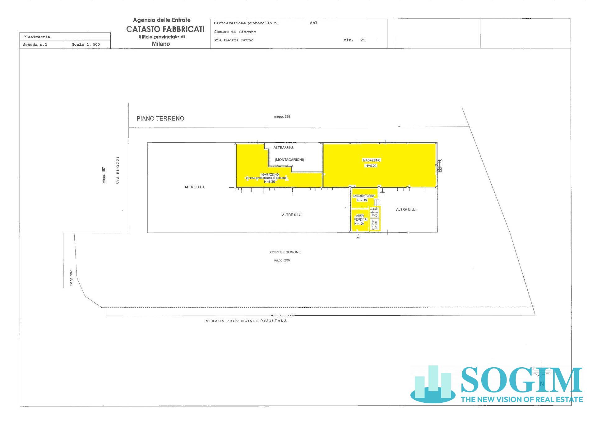 Immagine 10 di Locale commerciale in affitto  in Via Bruno Buozzi 21 a Liscate